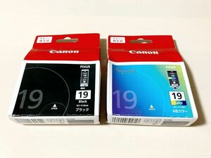 Canon キャノン 純正インク BCI-19セット (BCI-19BK BCI-19CLR) 未開封