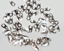 金具★板ダルマ　銀色 7x4mm 5g（約155個）★【ご注文は合計500円から】 シルバーカラー ダルマカン_画像2