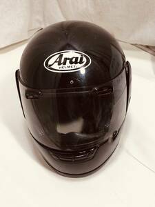 【アライ フルフェイスヘルメット Lサイズ】Arai SNELL T8133-1982 59・60cm 黒 ブラック