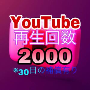 【おまけ YouTube 2000回 再生回数】 高品質 拡散 増加 ユーチューブ 収益化 2 ※Youtubeのサイトをお売りしております。
