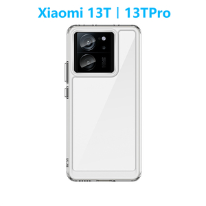 クリア Xiaomi 13T 13TPro ケース TPU 透明 保護ケース ハードケース 耐衝撃 吸収 ストラップホール シャオミ サーティーンティープロ 軽量