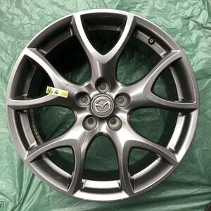 マツダ RX-8　TypeRS 後期型純正BBS製 19インチ 8J +47 PCD114.3 5H 鍛造 アルミホイール　1本　RG503 No4