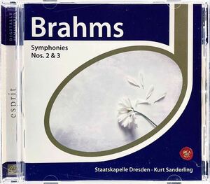 CD/ ブラームス：交響曲第2,3番 / ザンデルリンク& STD