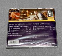 CD/ ベートーヴェン：交響曲第3番「英雄」、シューベルト：交響曲第8(9)番「未完成」/ ワルター&フィラデルフィア管_画像2