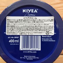 ニベアクリーム　青缶　特大缶　ドイツ製　400g NIVEA _画像2