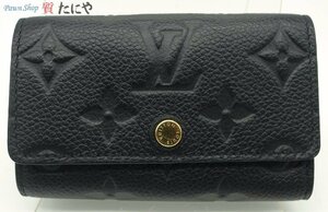 ★☆送料無料 【ルイヴィトン】Louis Vuitton ミュルティクレ 6 モノグラム アンプラント キーケース M64421 イニシャル入り☆★