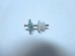  Plarail exchange parts recent model power unit inside part gear blue 18 tooth + white 16 tooth +12 tooth USED