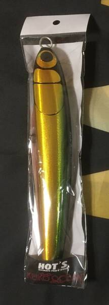 ★新品未使用★ Hots ホッツ ケイコオーシャン KEIKO OCEAN 230-100g アルミグリーンゴールド シンペン オフショア プラグ