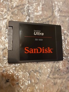 美品　正常判定　SanDisk Ultra 3D SSD SDSSDH3-1T00 SSD 1TB 1000GB 良品 内蔵2.5インチ PlayStation4 動作確認済　送料無料　