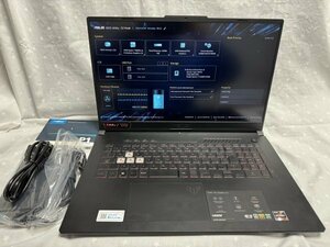 【1円〜】 17.3インチ ASUS TUF GAMING A17 Ryzen 7 6800H 3.2Ghz DDR5 4800Mhz 16GB GeForce RTX 3050 Ti NVMe 1TB SSD ジャンク