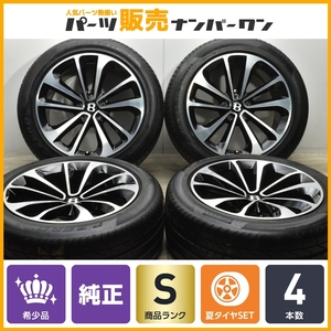 【新車外し バリ溝 美品】ベントレー ベンテイガ 純正 21in 10J +28 PCD130 2022年製 ピレリ P ZERO 285/45R21 品番:36A601025 BORBET製