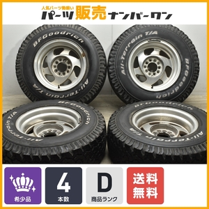 【深リム】リフトアップに 社外 15in 8J -14 PCD114.3/120 BFグッドリッチ オールテレーンT/A 30×9.50R15 LT デリカD:5 チェロキー