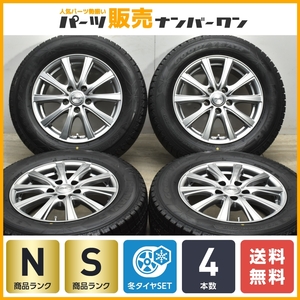 【未走行 超バリ溝 美品】DOS 16in 6.5J +38 PCD114.3 グッドイヤー アイスナビ6 215/65R16 アルファード ヴェルファイア CX-30 MPV