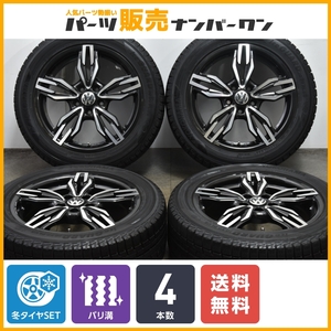 【バリ溝品】EURO BAHN 17in 7J +43 PCD112 ヨコハマ アイスガード iG50+ 215/55R17 ザ・ビートル シャラン T-roc スタッドレス 送料無料