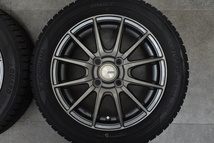 【バリ溝】WEZEN 14in 4.5J +45 PCD100 ヨコハマ アイスガード 5PLUS iG50+ 155/65R14 N-BOX N-ONE ワゴンR タント ムーヴ ミラ 送料無料_画像4