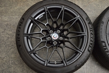 【鍛造 美品】BMW G80 M3 コンペティション 純正 19インチ 9.5J +20 20in 10.5J +20 PCD112 パイロットスポーツ4S ☆ 275/35R19 285/30R20_画像3