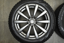 【送料無料】ZACK 18in 7.5J +38 PCD114.3 ピレリ アイスアシンメトリコ 235/50R18 クラウン カムリ オデッセイ ジューク レヴォーグ_画像3