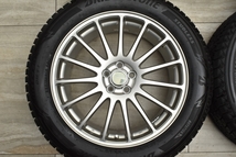 【バリ溝 美品】エコフォルム 18in 7.5J +55 PCD100 ブリヂストン ブリザック DM-V3 225/55R18 SJフォレスター XV 交換用 スタッドレス_画像3