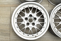 【希少品】BBS RSII 17in 8J 9J +40 PCD114.3 4本セット 品番:RSII/O 027 RSII/O 028 スカイライン シルビア ランエボ シビック 送料無料_画像3