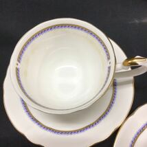 和光　カップ ＆ソーサー 2客セット　ペアセット　ティーカップ コーヒーカップ　WAKO 洋食器 金彩_画像3