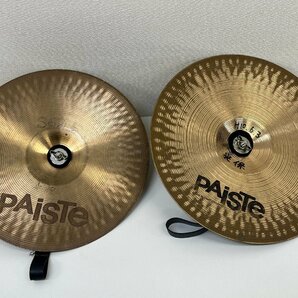 PAISTE パイステ alpha 404 12インチ-B シンバル 2枚組 マーチング ハンドシンバル 合わせシンバルの画像9