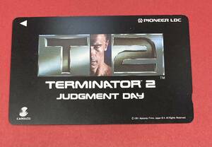  unused! movie Terminator 2a-norudo*shuwarutsenega- telephone card 50 frequency telephone card telephone card Western films ( control T300)