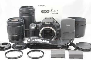 ★【限定！スターティングセット】 Canon EOS Kiss Digital N ★ TAMRON AF28-80mm AF100-300mm TELE-MACRO