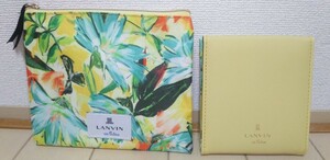 ☆送料込☆未使用☆Sweet 2023年6月号付録☆LANVIN en Bleu☆ミラー＆ポーチ２点セット☆ランバンオンブルー☆