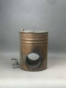 湯沸かし 銅製 煙突用 湯沸し 検索 アンティーク ヴィンテージ ガレージの温水 煙突ストーブ 廃油ストーブ