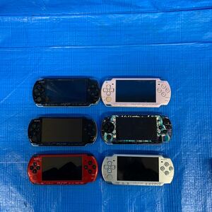 NO.12169.60..SONY ソニー ゲーム機 PSP -2000 X3台 / PSP-3000 X 3台 / 動作未確認 現状ジャンク品 