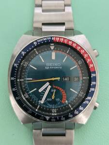 SEIKO セイコー クロノグラフ 6139-6002 ペプシベゼル デイデイト メンズ 腕時計 自動巻き