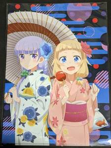 ☆クリアファイル☆ NEW GAME! 　娘type特典　非売品　 青葉 ねね　浴衣 /S98