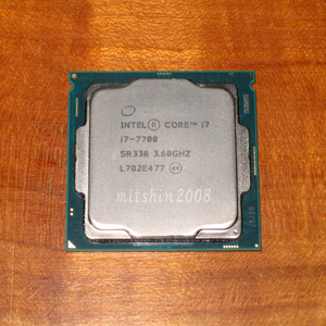 Intel Core i7 7700 3.6GHz(TB:最大4.2GHz) LGA1151 Kabylake 動作確認済 クリックポストなら送料185円 [No.944]