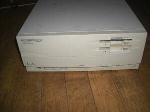 MS-DOS6.2で動作確認　PC-9801BX/U2