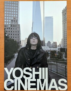 チラシ 映画「YOSHII CINEMAS」２０１３年 、日本映画。吉井和哉。ドキュメンタリー。