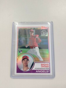 Topps chrome 2018 35th 大谷翔平 silver refractor レア赤ジャージ版 ルーキーカード MLB 直筆サイン無し shohei ohtani nonauto RC 