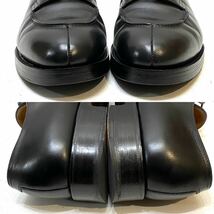 JOHN LOBB Norway カーフレザー Uチップシューズ 5495 ジョンロブ ノルウェイ ドレス ビジネスshoes 革靴 ブラック 7E 25.5cm_画像7