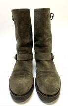 LOUIS VUITTON MENS ダミエ スエードエンジニアブーツ FD0143 ルイヴィトン suede boots カーキ オリーブ系 8 26.5cm_画像2