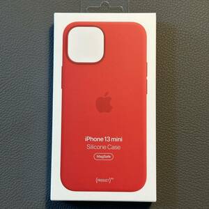 [新品未開封]Apple純正 国内正規品 iPhone 13 mini シリコンケース MagSafe 対応 (PRODUCT)RED MM233FE/A