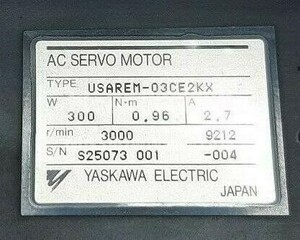 送料無料★新品 YASKAWA サーボモータ USAREM-03CE2K ◆保証