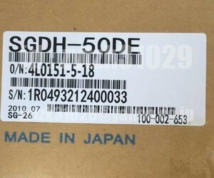 ◆送料無料◆新品 安川 サーボドライバ SGDH-50DE ◆保証