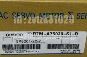 ◆送料無料◆新品 OMRON サーボモーター R7M-A75030-S1-D ◆保証