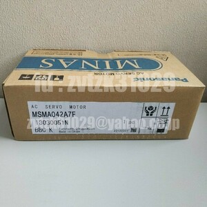 送料無料★新品 Panasonic サーボモーター MSMA042A7F ◆保証