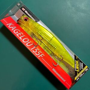 カゲロウ　155 F　イエローヴィーナス　Megabass　メガバス　KAGELOU 155F　GP YELLOW VENUS　ビーナス　レッドマス　赤口