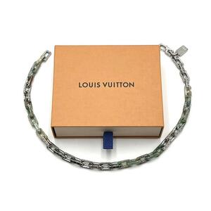 [ прекрасный товар * редкий ] Louis Vuitton LOUIS VUITTON мужской колье подвеска монограмма цепь 