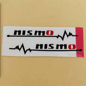 NISMO Nismo door mirror sticker black ( black ) 1 set 