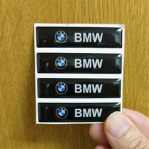 BMW エポキシ３Dステッカー　４個セット_画像3