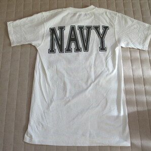 USA製 ビンテージ ９０S Y2K US NAVY Tシャツ XL VINTAGE 新品 DEADSTOCK デッドストック アメカジ ミリタリー ネイビー 両面プリント 年代の画像3