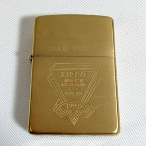 ZIPPO SOLID BRASS ソリッドブラス 1994年製 ジッポ ②