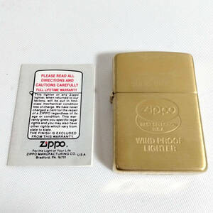 ZIPPO SOLID BRASS ソリッドブラス WIND PROOF ウインドプルーフ 1994年製 ジッポ